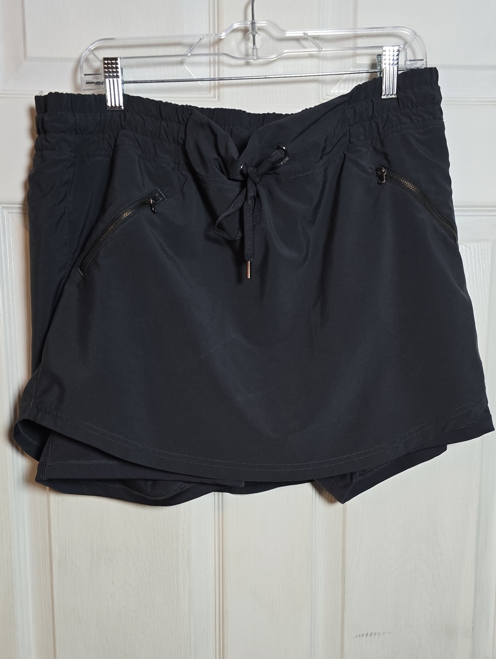 Champion XXL Black Athletic Skort with Zip Pockets
